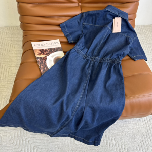 Miu Miu Denim Blue Dress