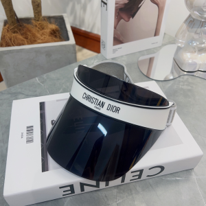 Dior Diorclub V1U Black Visor Hat