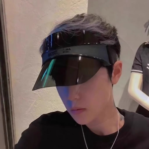 Dior Diorclub V1U Visor Hat Black