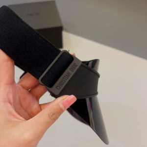 Dior Diorclub V1U Visor Hat Black