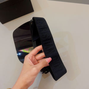 Dior Diorclub V1U Visor Hat Black