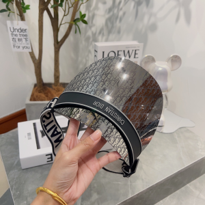 Dior Diorclub V1U Visor Hat Black