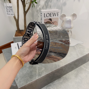 Dior Diorclub V1U Visor Hat Black