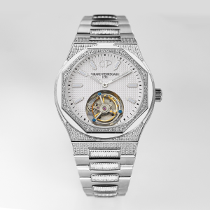 Girard Perregaux Vip Laureato Tourbillon Diamonds Watch White Gold Girard Perregaux Vip Laureato Tourbillon Diamonds Watch White Gold