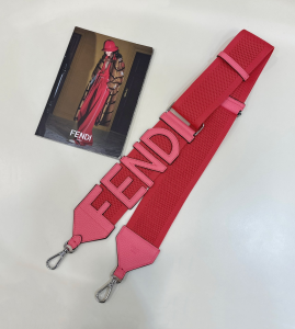 Fendi Long Adjustable Pink Ribbon Shoulder Strap Fendi Long Adjustable Pink Ribbon Shoulder Strap