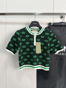 Gucci GG Jacquard Top Green