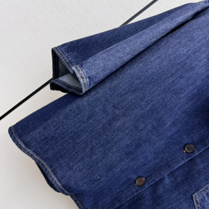 Miu Miu Denim Blue Short Shirts