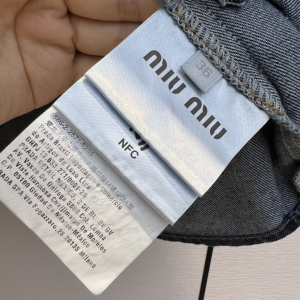 Miu Miu Denim Blue Short Shirts