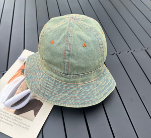 Balenciaga BB Denim Blue Bucket Hat