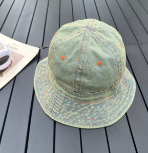Balenciaga BB Denim Blue Bucket Hat