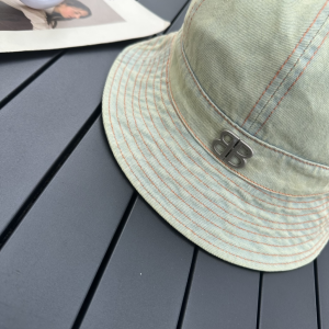 Balenciaga BB Denim Blue Bucket Hat