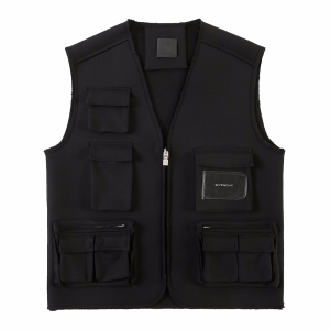 Givenchy Multiple Pockets Vest Black Givenchy Multiple Pockets Vest Black
