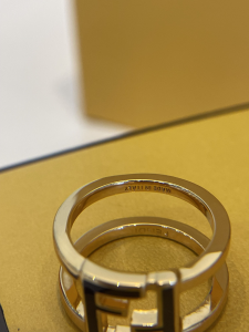 Fendi Forever Fendi Rings Black Gold