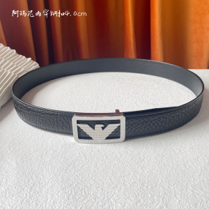 Armani Brown Leather Belt 40MM