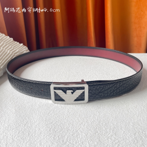 Armani Brown Leather Belt 40MM