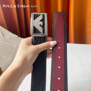 Armani Brown Leather Belt 40MM