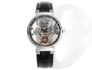 Louis Vuitton Tambour Monogram Watch Black 411MM Louis Vuitton Tambour Monogram Watch Black 411MM