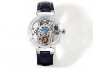 Louis Vuitton Tambour Monogram Watch Black 411MM Louis Vuitton Tambour Monogram Watch Black 411MM