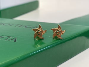 Bottega Veneta Gold Star Earrings