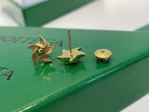 Bottega Veneta Gold Star Earrings