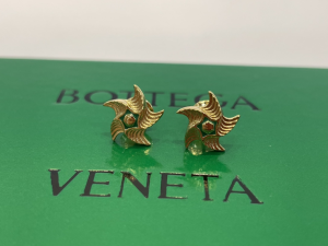 Bottega Veneta Gold Star Earrings