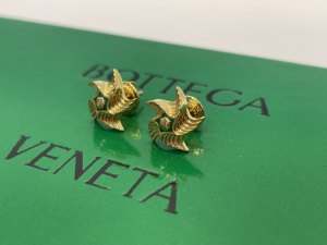 Bottega Veneta Gold Star Earrings