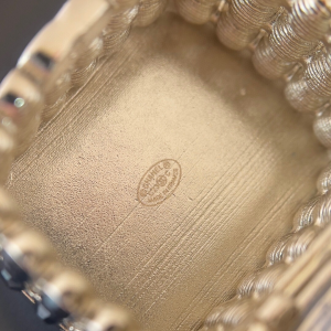 Chanel Crystal Black Long Necklaces