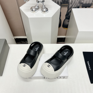 Chanel Candy Clog Shoes Black