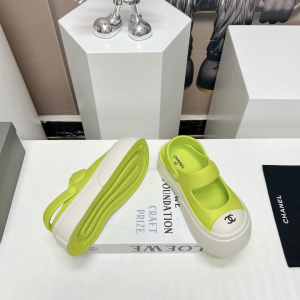 Chanel Candy Clog Shoes Green