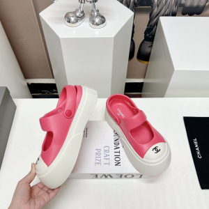 Chanel Candy Clog Shoes Pink