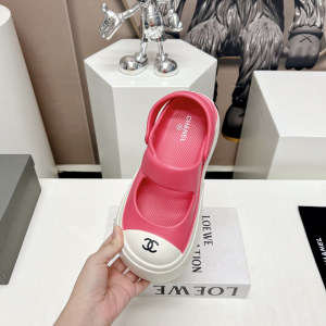 Chanel Candy Clog Shoes Pink