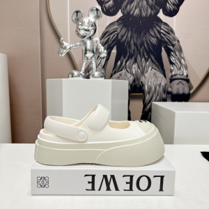 Chanel Candy Clog Shoes White