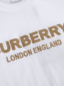 Burberry White Cotton T Shirt