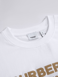 Burberry White Cotton T Shirt