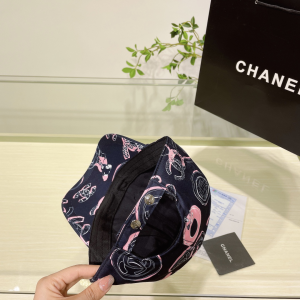 Chanel Cotton Baseball Hat Black