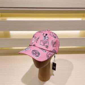 Chanel Cotton Baseball Hat Pink