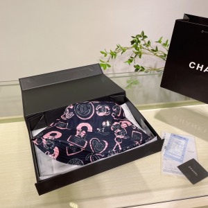 Chanel Cotton Bucket Hat Black