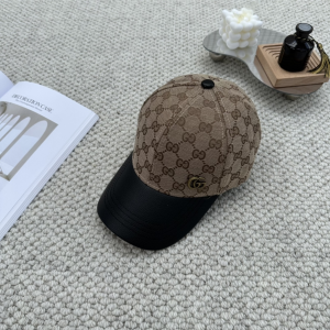 Gucci Beige GG Canvas Baseball Hat
