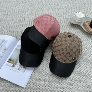 Gucci Pink GG Canvas Baseball Hat