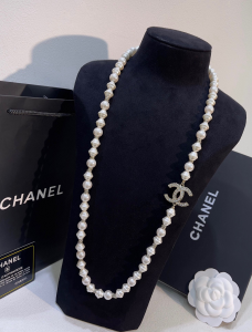 Chanel Crystal CC Pearls Necklaces