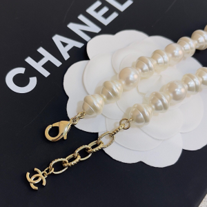 Chanel Crystal CC Pearls Necklaces