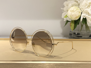 Chloe Carlina Petite Luxury Eyewear Sunglasses CE114 Beige Chloe Carlina Petite Luxury Eyewear Sunglasses CE114 Beige