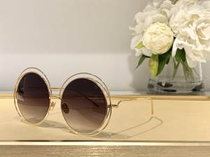 Chloe Carlina Petite Luxury Eyewear Sunglasses CE114 Black Chloe Carlina Petite Luxury Eyewear Sunglasses CE114 Black