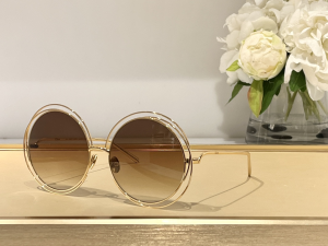 Chloe Carlina Petite Luxury Eyewear Sunglasses CE114 Brown Chloe Carlina Petite Luxury Eyewear Sunglasses CE114 Brown