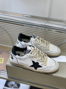 Golden Goose Deluxe Brand Ball Star Distressed Leather Low Top Sneakers White Golden Goose Deluxe Brand Ball Star Distressed Leather Low Top Sneakers White