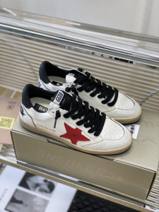 Golden Goose Deluxe Brand Ball Star Distressed Leather Low Top Sneakers White Golden Goose Deluxe Brand Ball Star Distressed Leather Low Top Sneakers White