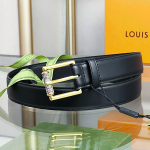 Gucci Black Calf Leather Belt 30MM