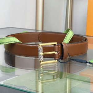 Gucci Brown Calf Leather Belt 30MM