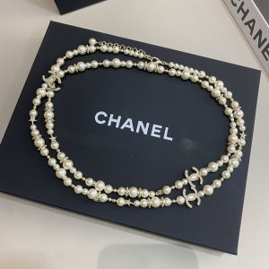 Chanel Vintage CC Pearls Necklaces