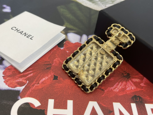 Chanel Gold Bottle Brooch